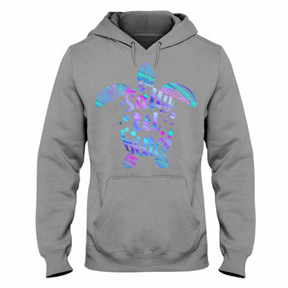 Salty LiL' Beach - Turtle Cross Tank Top