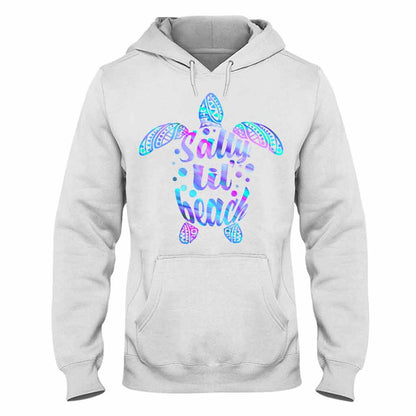 Salty LiL' Beach - Turtle Cross Tank Top