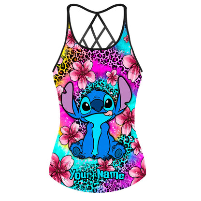 Ohana - Personalized Ohana Cross Tank Top