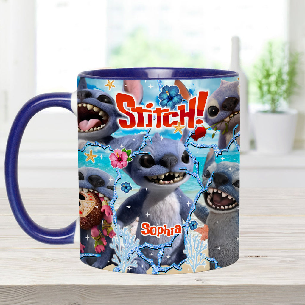 Ohana Means Family - Personalized Ohana Accent Mug