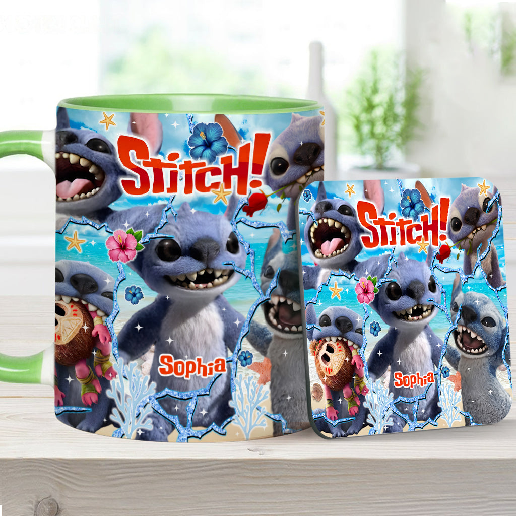 Ohana Means Family - Personalized Ohana Accent Mug