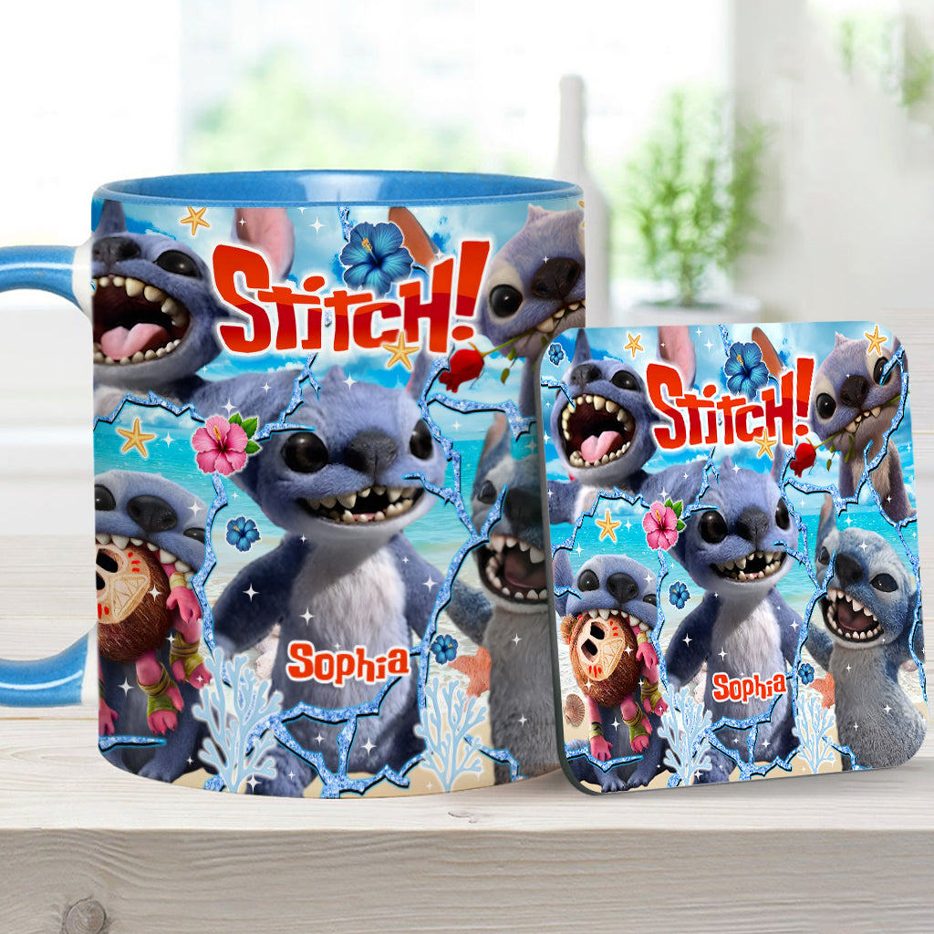 Ohana Means Family - Personalized Ohana Accent Mug