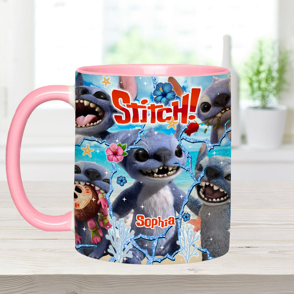 Ohana Means Family - Personalized Ohana Accent Mug