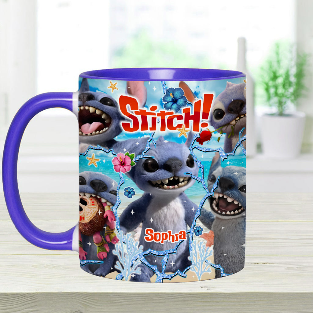 Ohana Means Family - Personalized Ohana Accent Mug