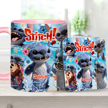 Ohana Means Family - Personalized Ohana Accent Mug