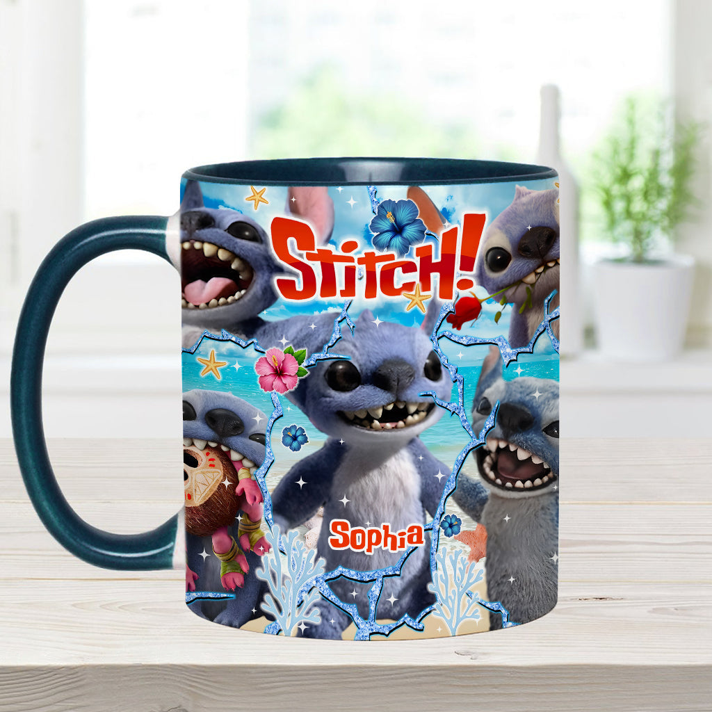 Ohana Means Family - Personalized Ohana Accent Mug