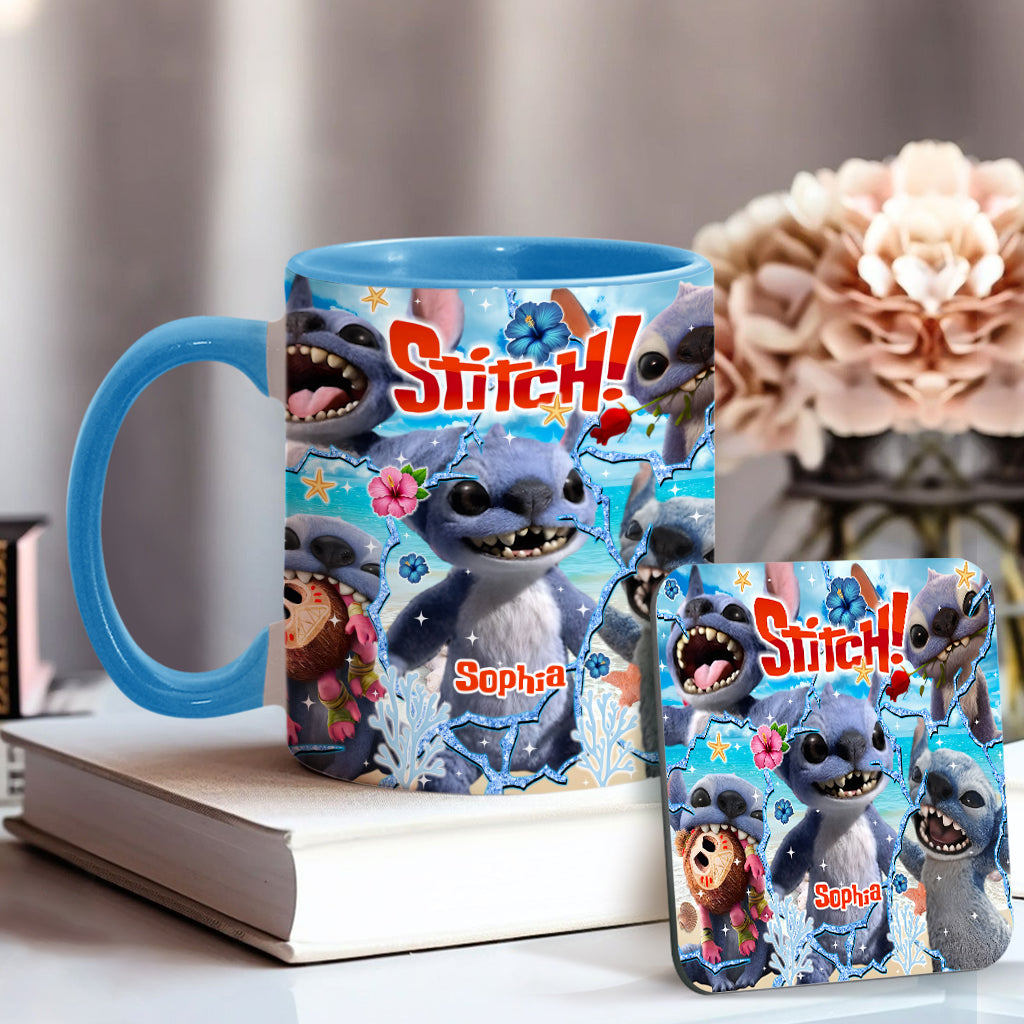 Ohana Means Family - Personalized Ohana Accent Mug