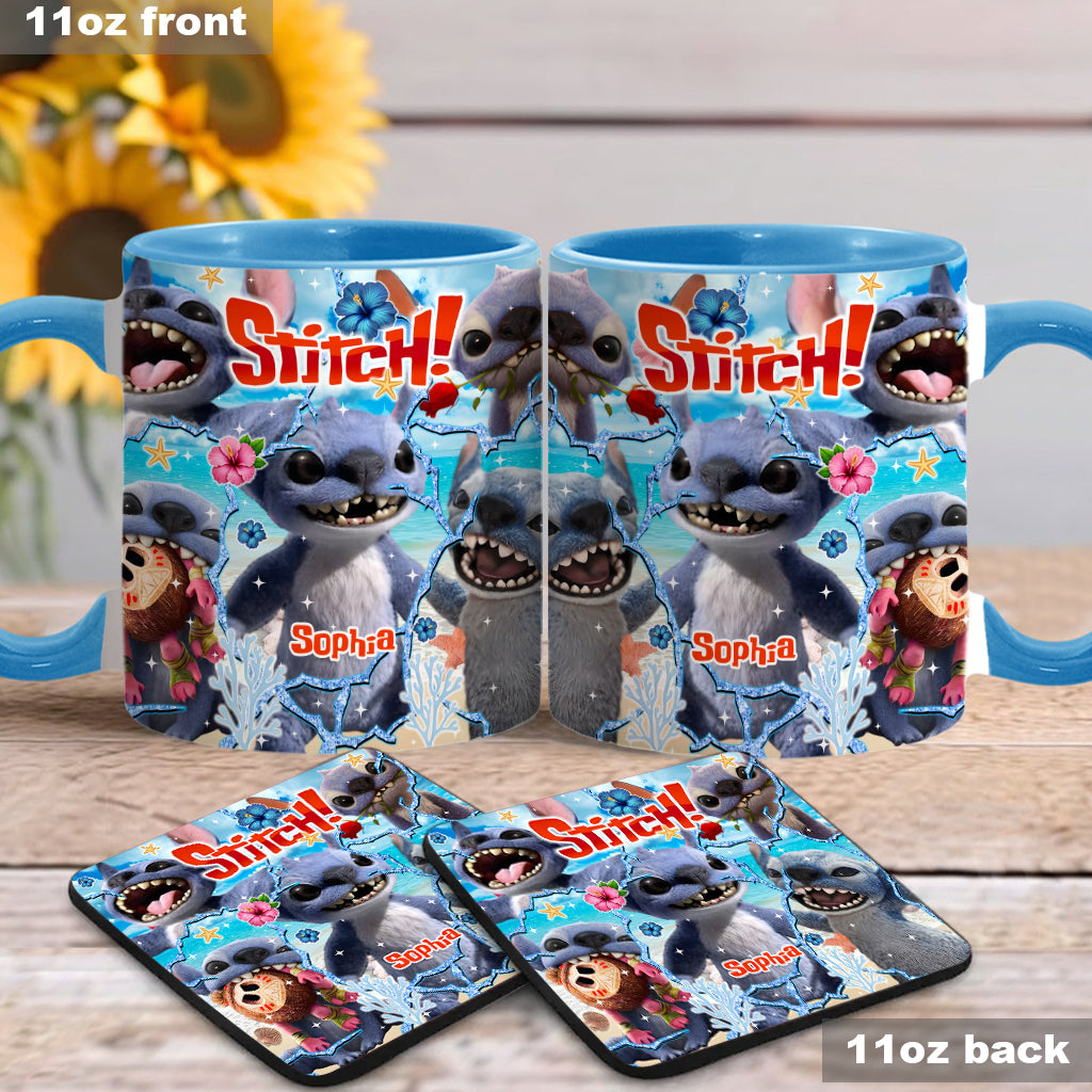 Ohana Means Family - Personalized Ohana Accent Mug