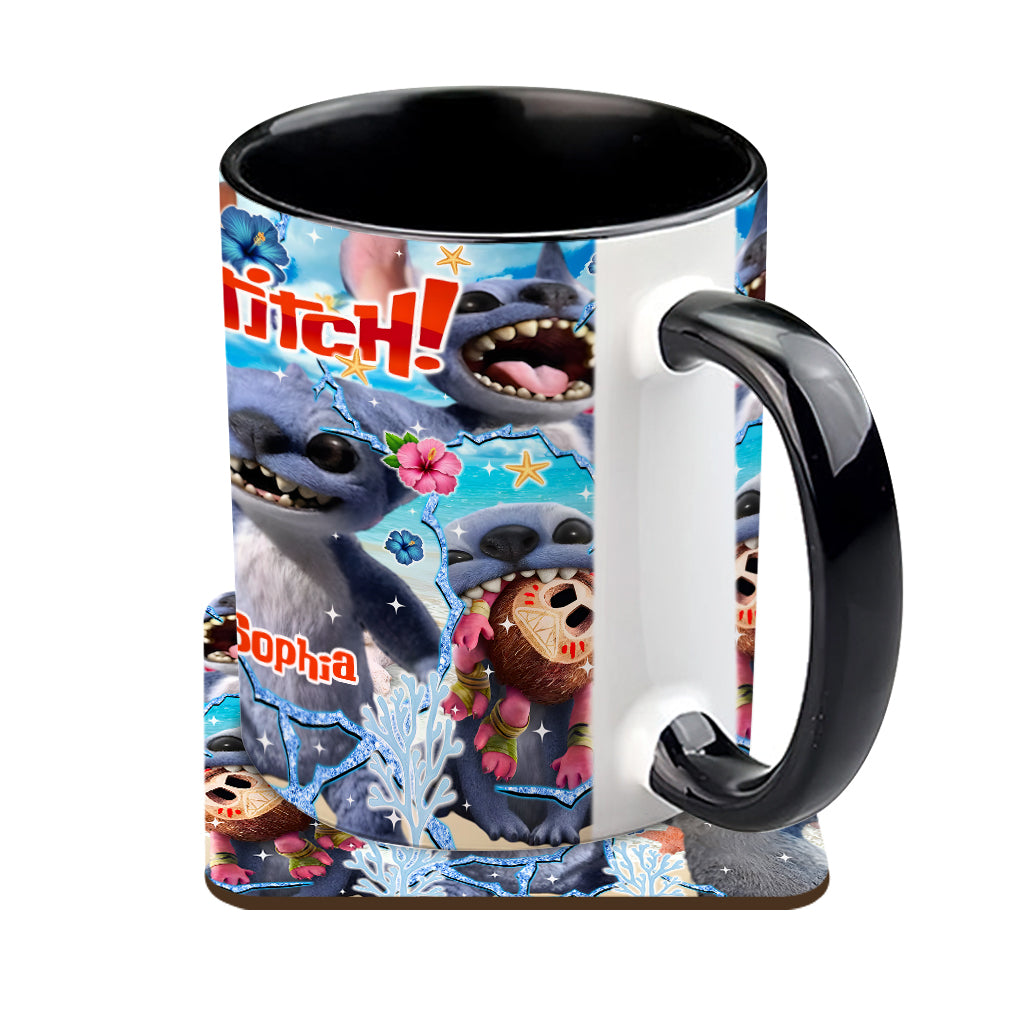 Ohana Means Family - Personalized Ohana Accent Mug