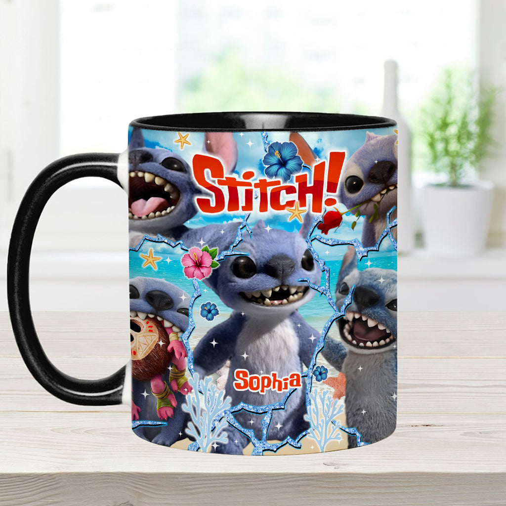 Ohana Means Family - Personalized Ohana Accent Mug