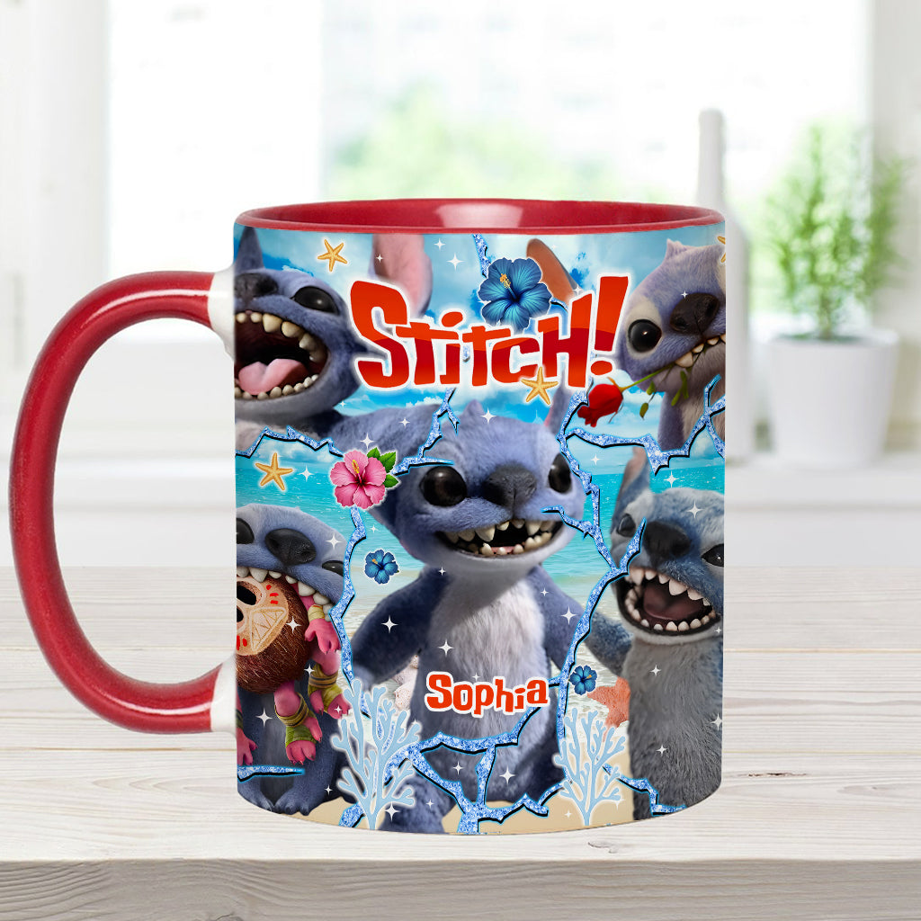 Ohana Means Family - Personalized Ohana Accent Mug