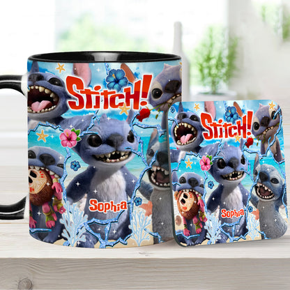 Ohana Means Family - Personalized Ohana Accent Mug