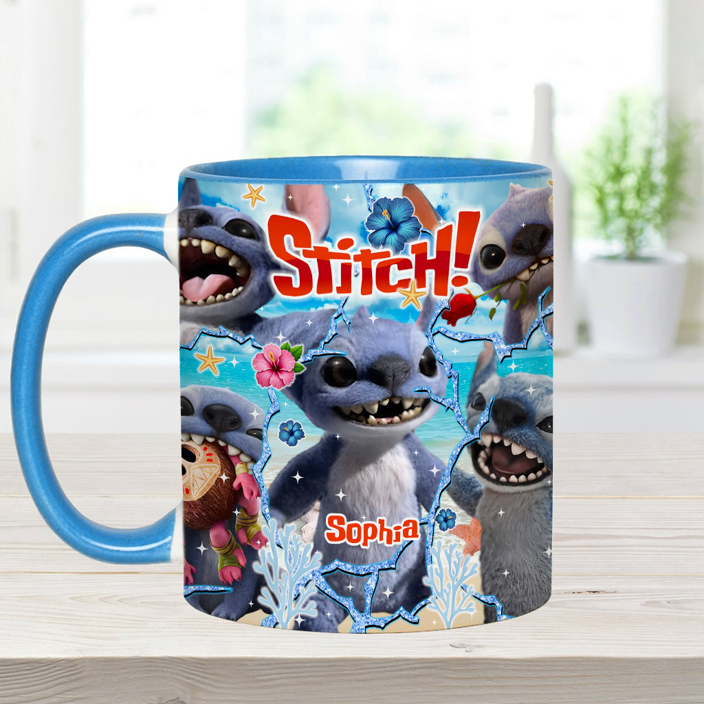 Ohana Means Family - Personalized Ohana Accent Mug