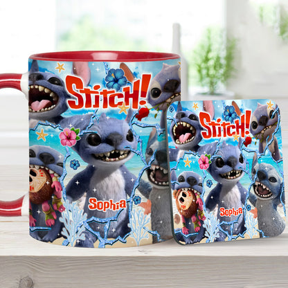 Ohana Means Family - Personalized Ohana Accent Mug