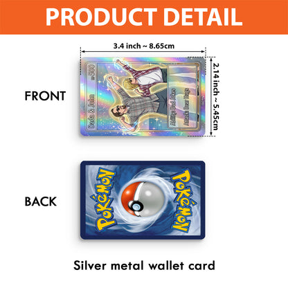 Funny Custom Card For Him/ Dad... - Personalized Monster Trainer Wallet Insert Card