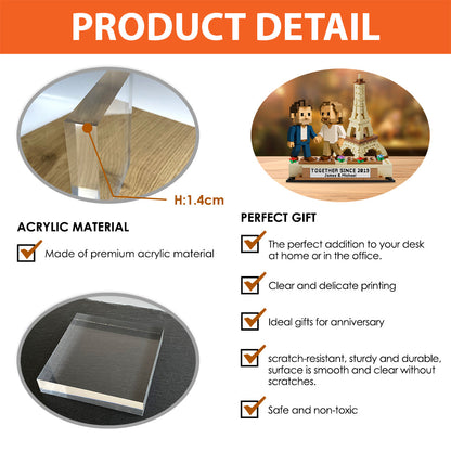 Together Since - Personalized LGBT Support Custom Shaped Acrylic Plaque