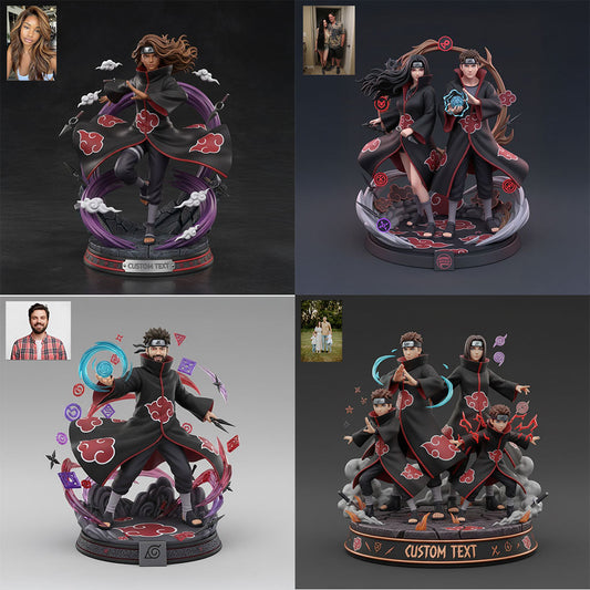 Ninja Figure Custom From Any Photo - Personalized Ninja Village Custom Shaped Acrylic Plaque