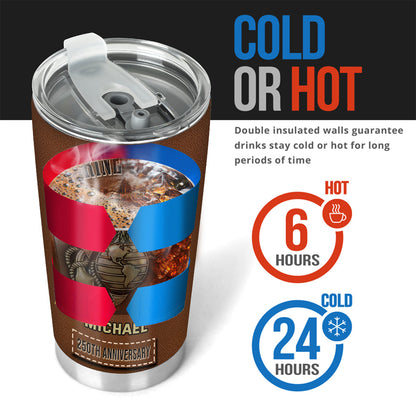 Proud Veteran - Personalized Veteran Tumbler