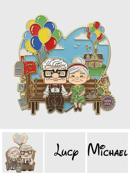 You're My Greatest Adventure - Personalized Couple Pin