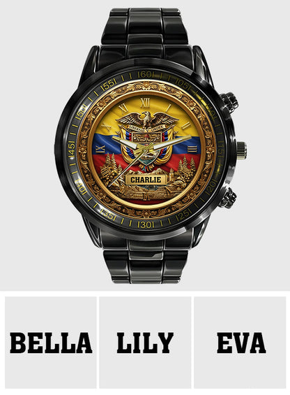Proud Colombian - Personalized Expats Hand Watch