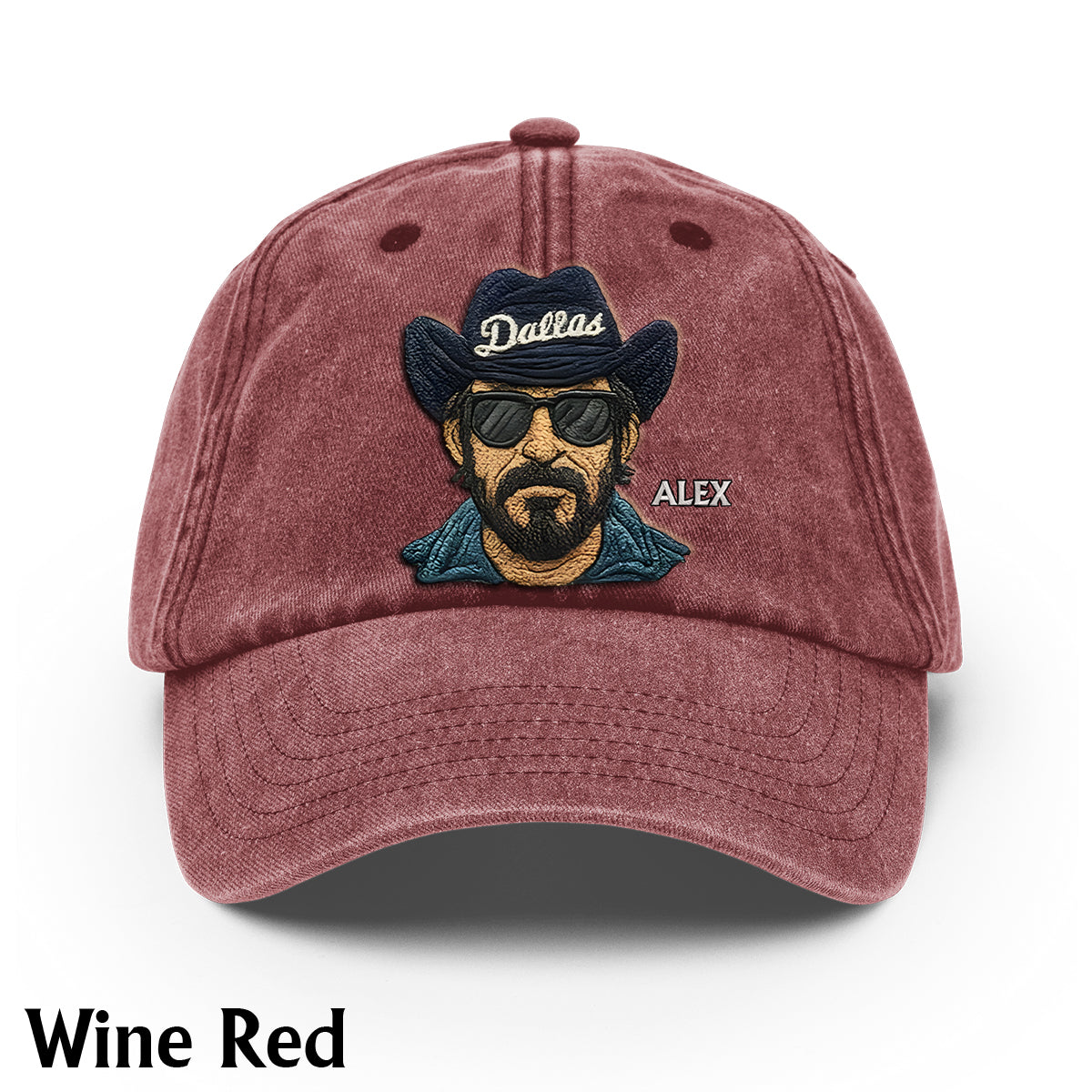 Vintage Mascot - Personalized Football Washed Denim Cap