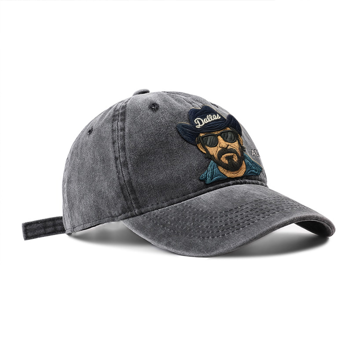 Vintage Mascot - Personalized Football Washed Denim Cap