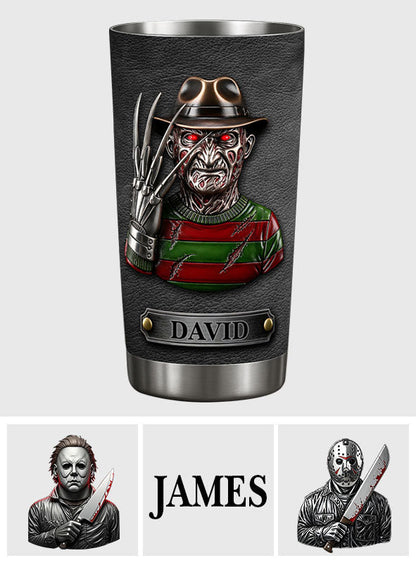 Scary Halloween - Personalized Horror Character Tumbler