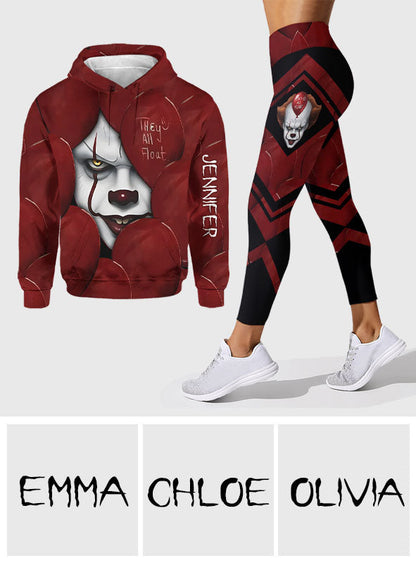 Scary Halloween - Personalized Horror Character Hoodie and Leggings