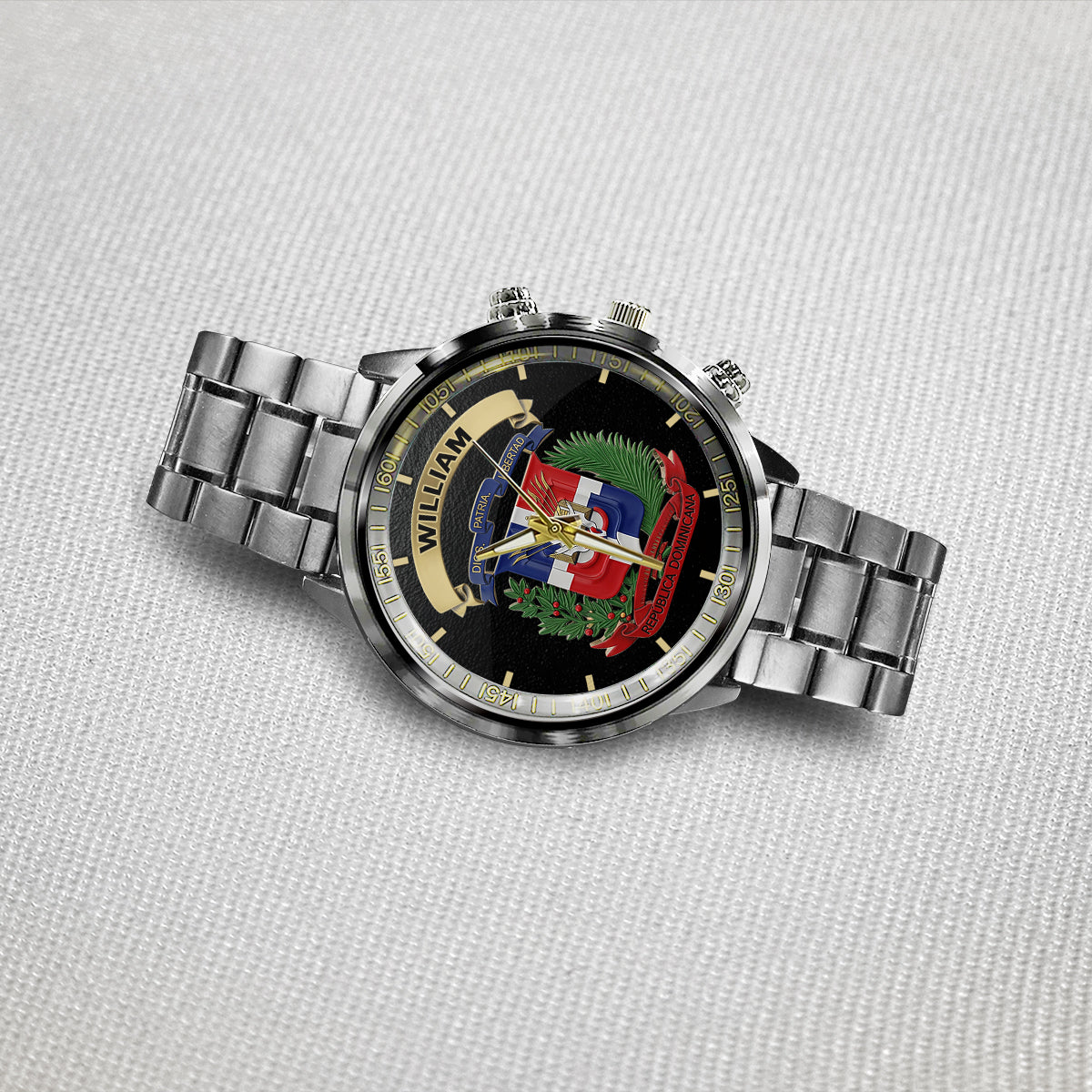 Proud Dominican - Personalized Expats Hand Watch