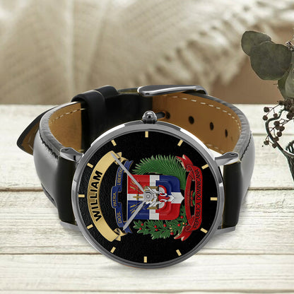 Proud Dominican - Personalized Expats Hand Watch