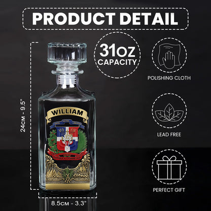 Proud Dominican - Personalized Expats Whiskey Glass