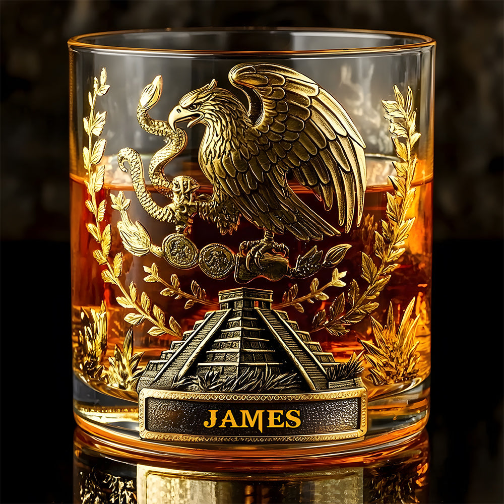 Mexico Proud - Personalized Expats Whiskey Glass