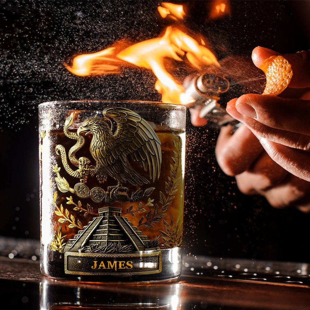 Mexico Proud - Personalized Expats Whiskey Glass
