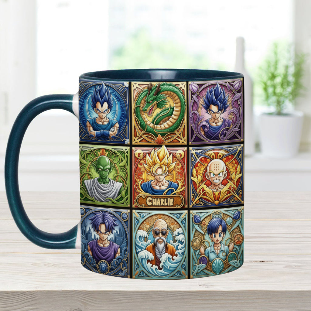 Saiyan Energy Mug - Personalized Seven Balls Accent Mug