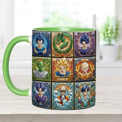 Saiyan Energy Mug - Personalized Seven Balls Accent Mug