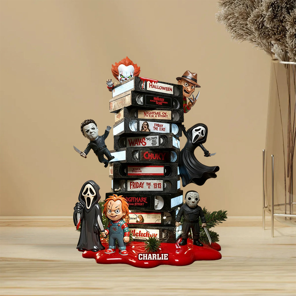 Christmas Nightmare - Personalized Horror Character Custom Shaped Acrylic Plaque