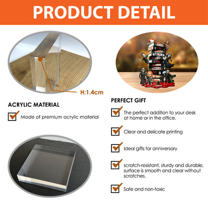 Christmas Nightmare - Personalized Horror Character Custom Shaped Acrylic Plaque