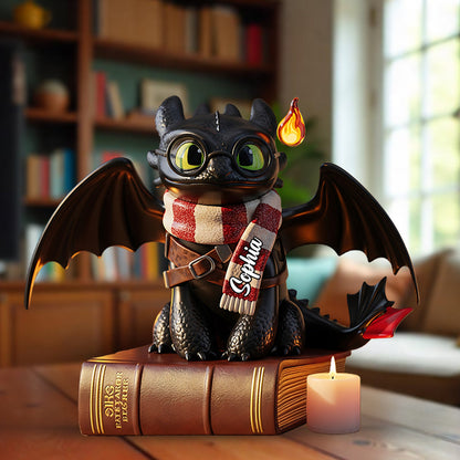 Dragon Book - Personalized Custom Shaped Acrylic Plaque