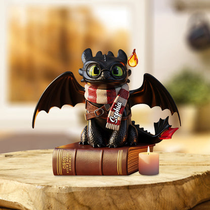 Dragon Book - Personalized Custom Shaped Acrylic Plaque