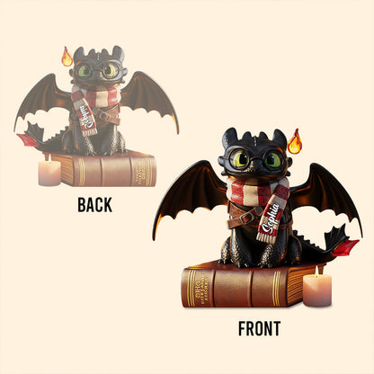 Dragon Book - Personalized Custom Shaped Acrylic Plaque