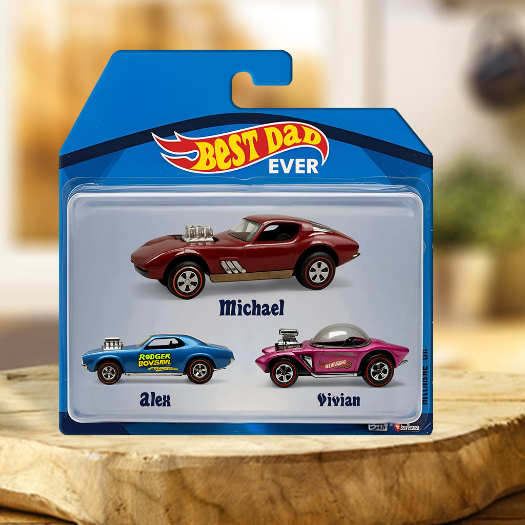 Hot Dads Collect Cars - Personalized Father Custom Shaped Acrylic Plaque