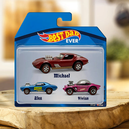 Hot Dads Collect Cars - Personalized Father Custom Shaped Acrylic Plaque