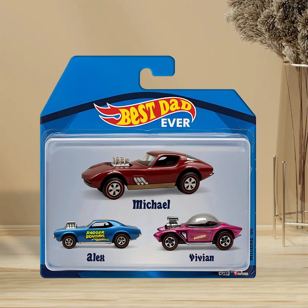 Hot Dads Collect Cars - Personalized Father Custom Shaped Acrylic Plaque