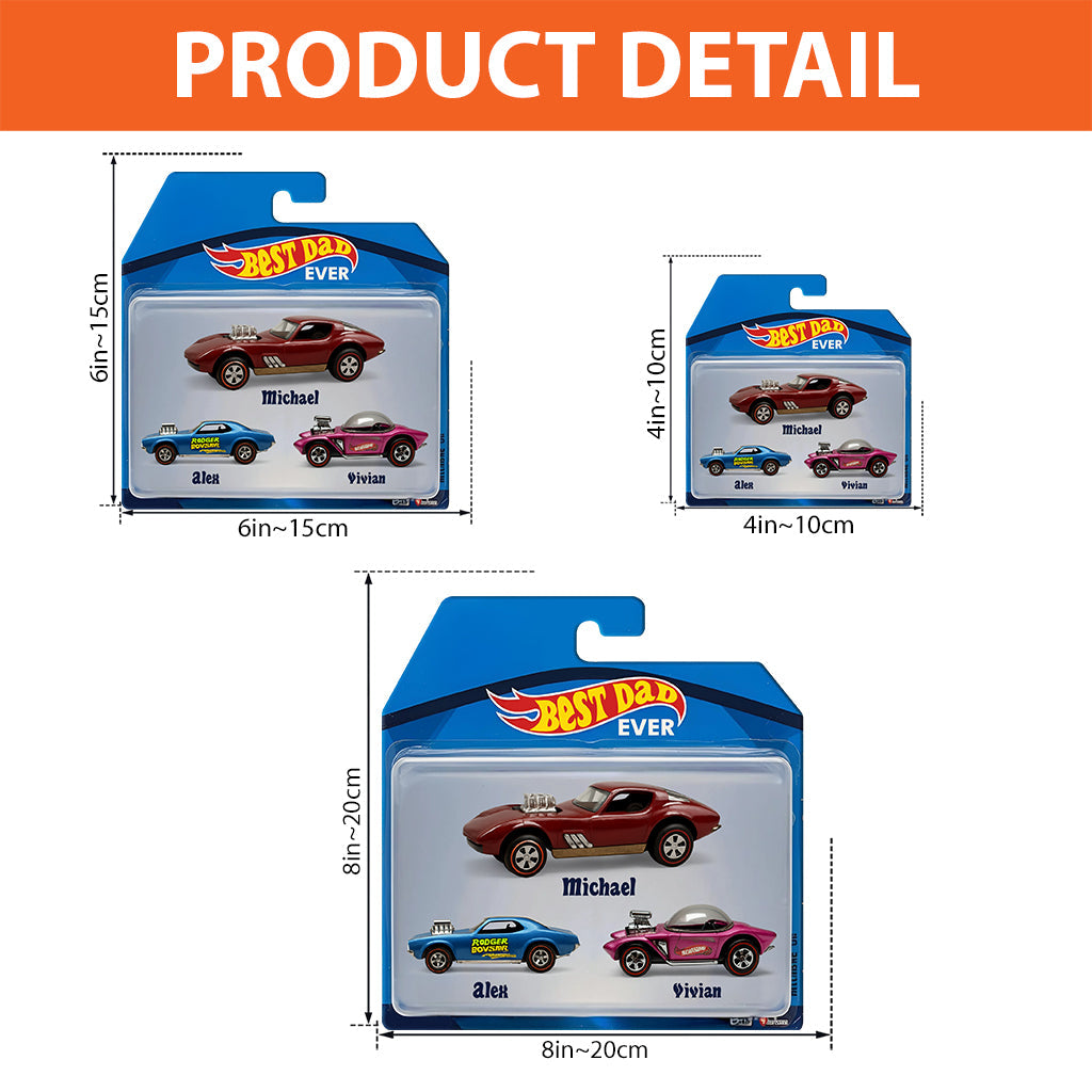 Hot Dads Collect Cars - Personalized Father Custom Shaped Acrylic Plaque