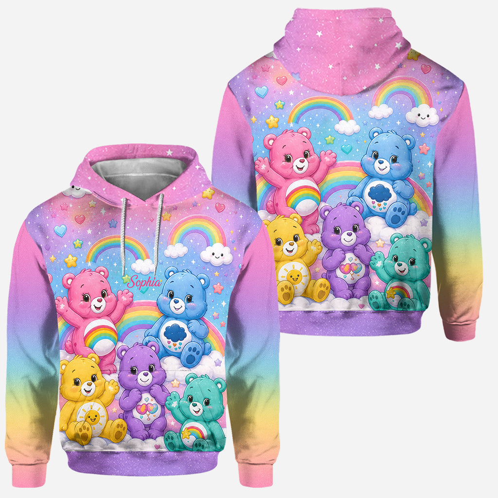 Cute Bears - Personalized Carebear Hoodie and Leggings