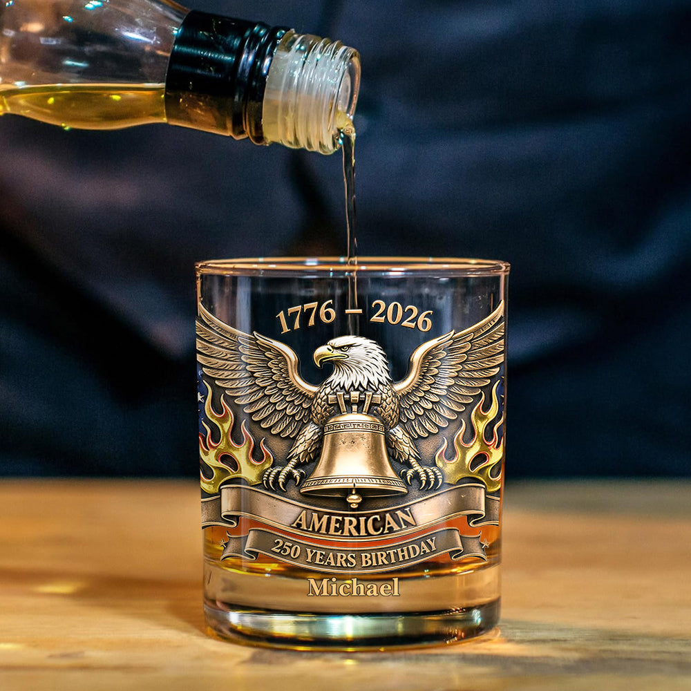 250 Year Birthday - Personalized Veteran Whiskey Decanter Set