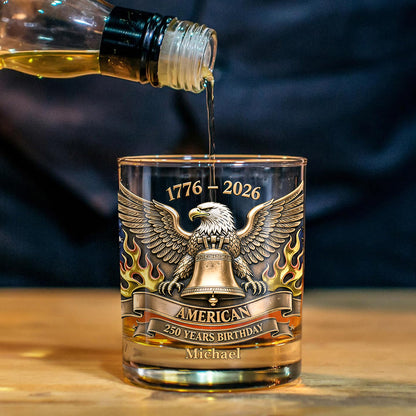 250 Year Birthday - Personalized Veteran Whiskey Decanter Set