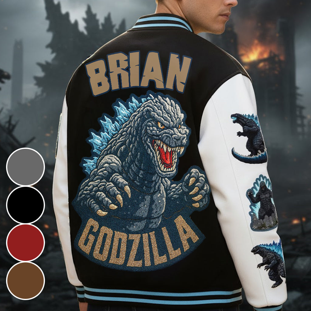 Atomic Monster - Personalized Giant Monster Varsity Jacket