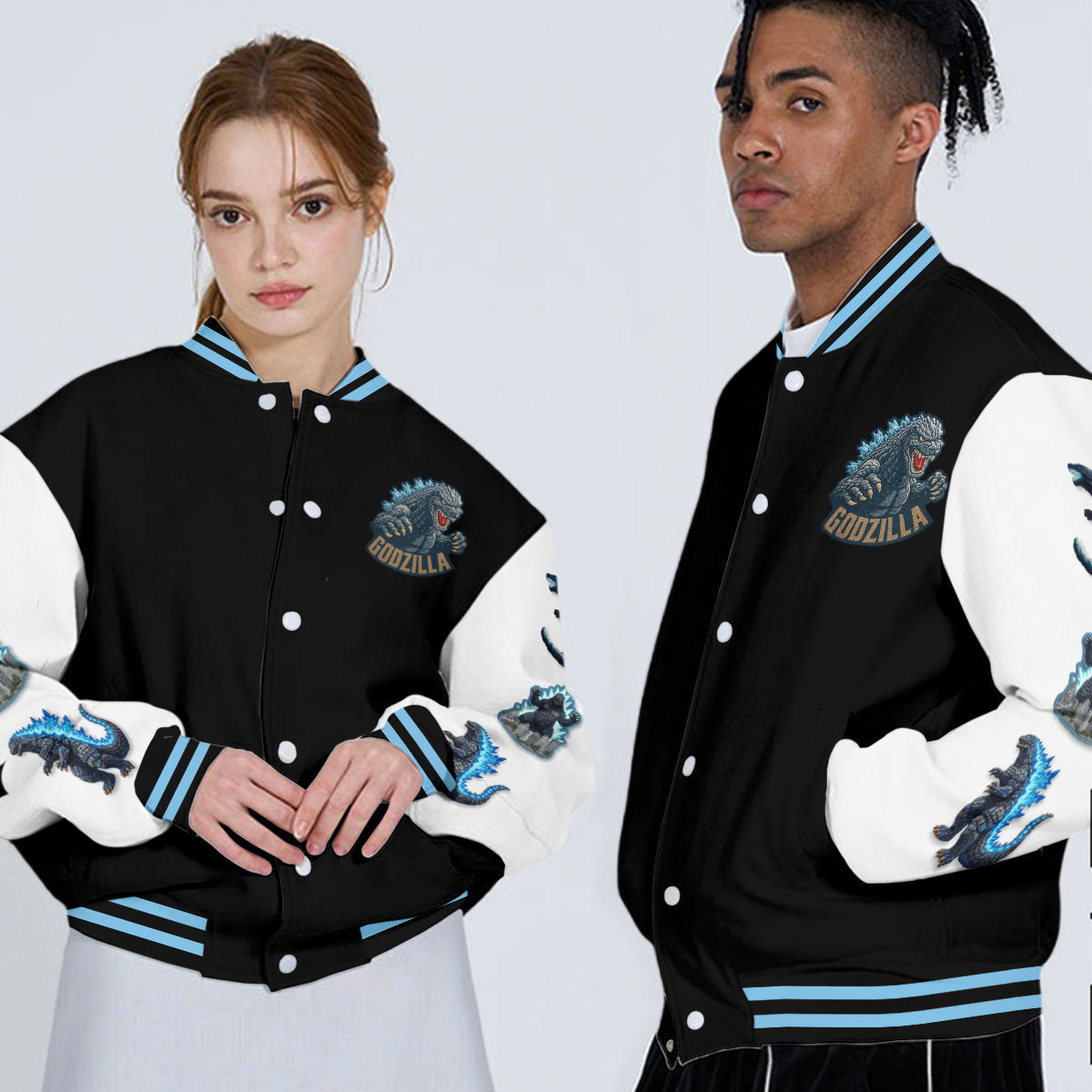 Atomic Monster - Personalized Giant Monster Varsity Jacket