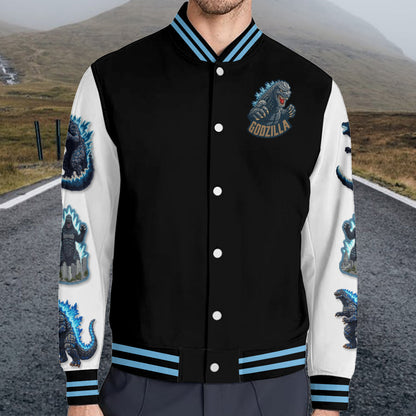 Atomic Monster - Personalized Giant Monster Varsity Jacket